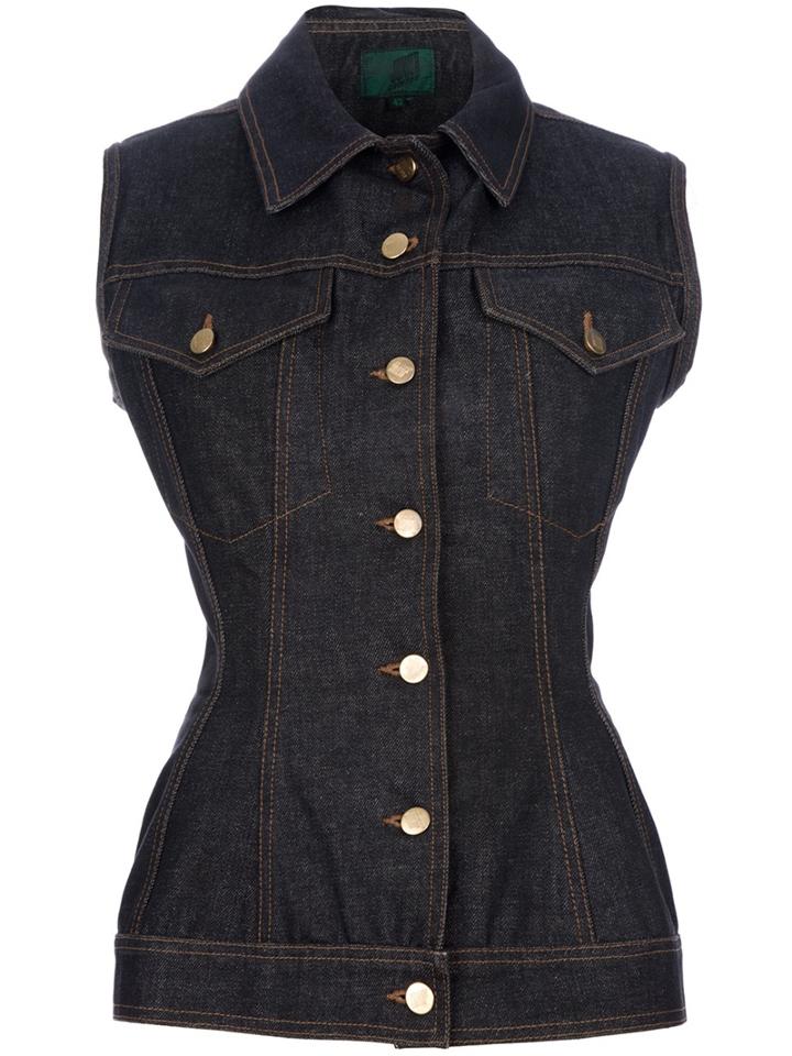 Jean Paul Gaultier Vintage Sleeveless Denim Jacket