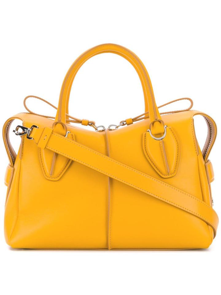 Tod's Barrel Tote - Yellow