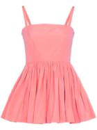 Molly Goddard Imogen Sleeveless Lace Up Peplum - Pink & Purple