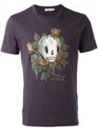 Coach Graphic Print T-shirt, Men's, Size: Medium, Grey, Cotton