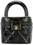 Chanel Vintage Vanity Case Handbag - Black