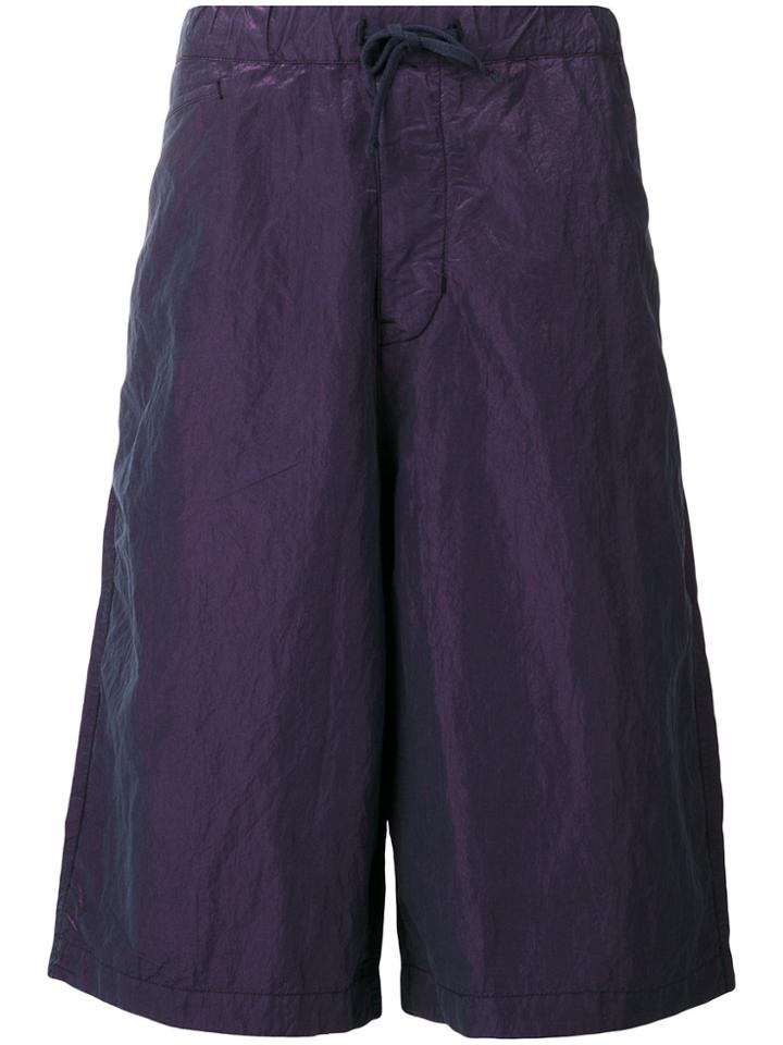 Stone Island Shadow Project Baggy Bermuda Shorts - Pink & Purple