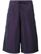 Stone Island Shadow Project Baggy Bermuda Shorts - Pink & Purple
