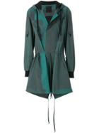Lost & Found Ria Dunn Hooded Parka Coat - Green
