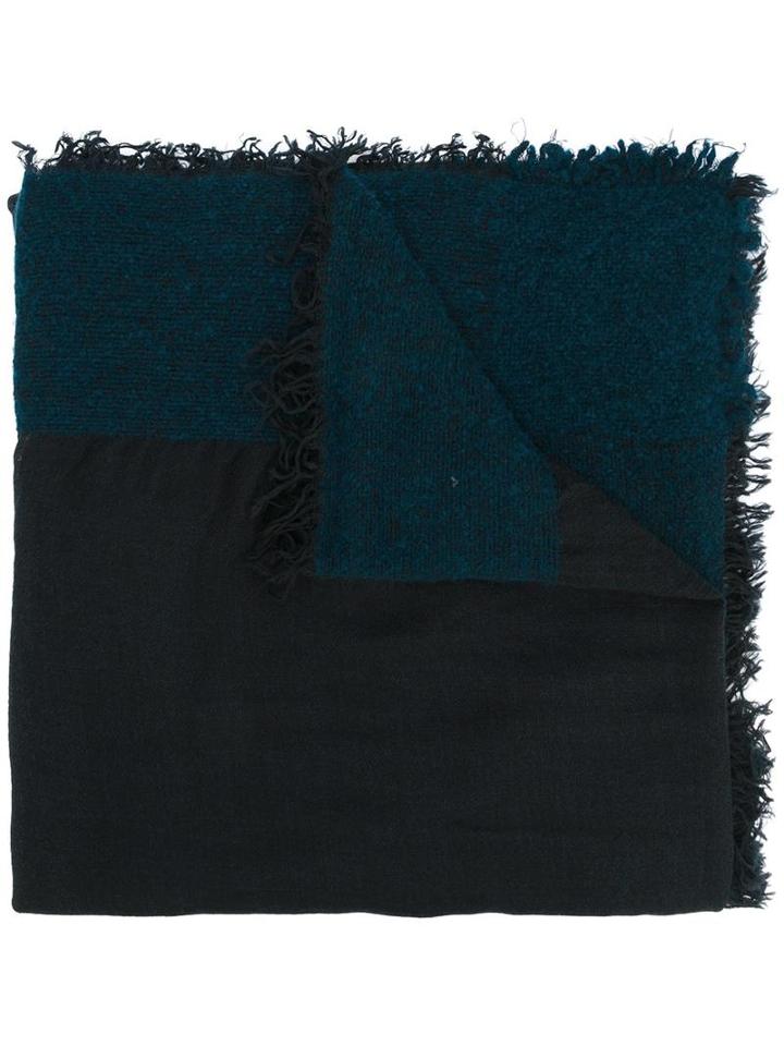 Faliero Sarti 'isadora' Scarf, Adult Unisex, Blue, Virgin Wool/cashmere/silk/polyamide