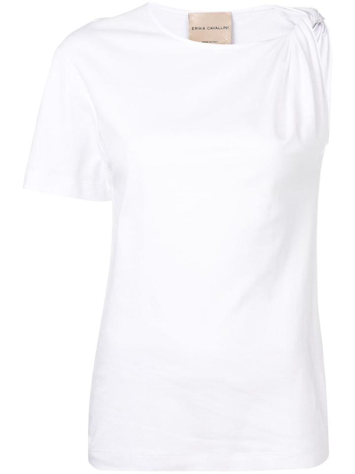 Erika Cavallini One-sleeve T-shirt - White