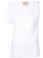 Erika Cavallini One-sleeve T-shirt - White