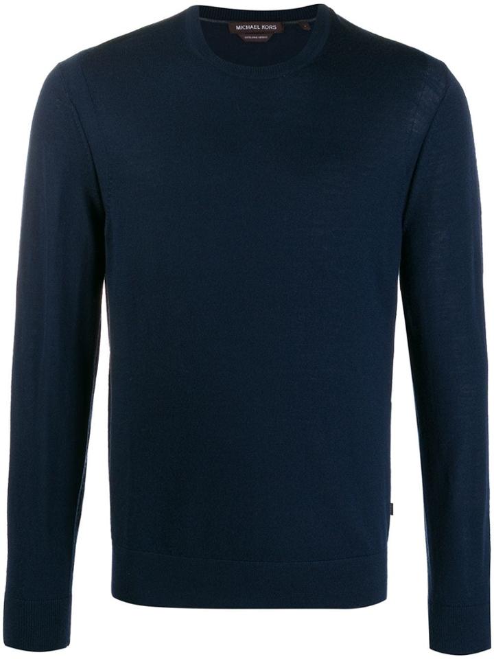 Michael Kors Relaxed-fit Knit Jumper - Blue