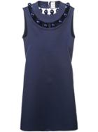 Maison Rabih Kayrouz Short Cut Out Dress - Blue