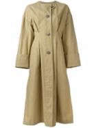 Isabel Marant Slater Coat, Women's, Size: 38, Nude/neutrals, Cotton/linen/flax
