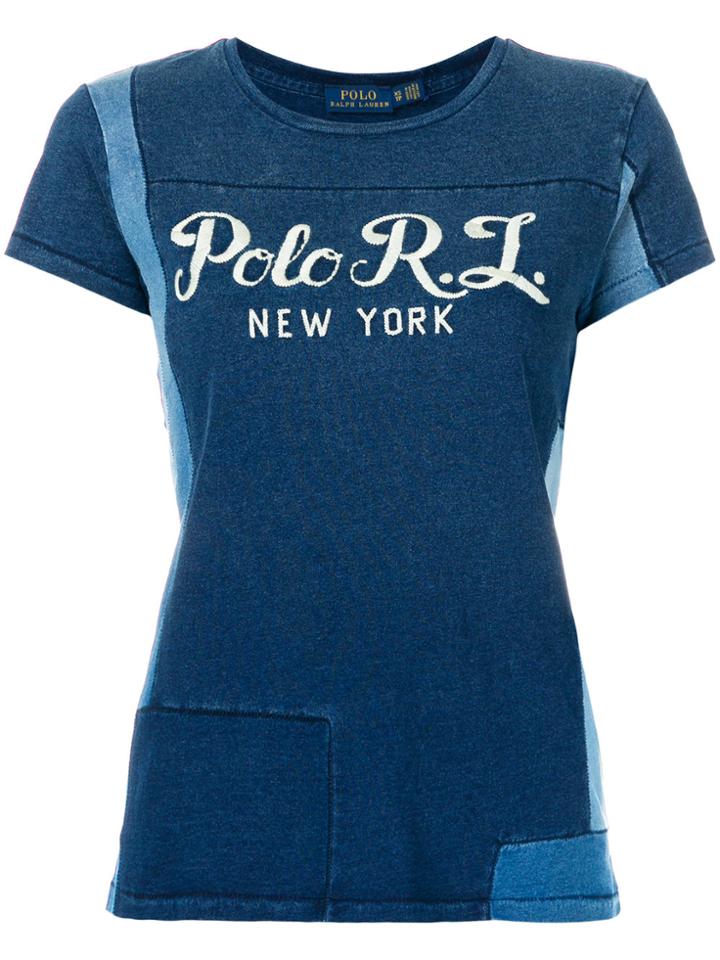 Polo Ralph Lauren Patchwork T-shirt - Blue