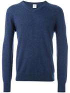Aspesi V-neck Jumper, Men's, Size: 50, Blue, Cashmere