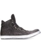 A Diciannoveventitre Kangaroo Sneakers, Men's, Size: 42, Black, Rubber/leather
