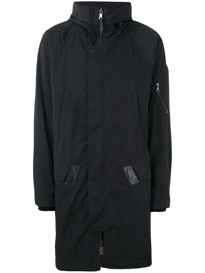 11 By Boris Bidjan Saberi - Hooded Parka - Men - Polyamide - Xl, Black, Polyamide