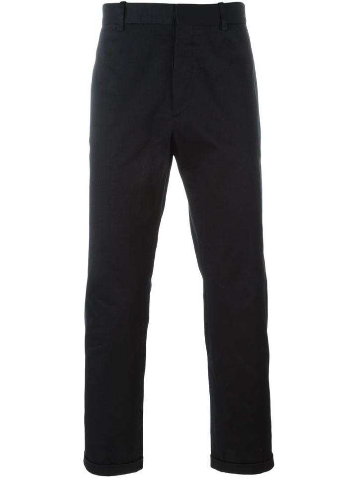 Marni Classic Chinos, Men's, Size: 50, Black, Cotton/spandex/elastane