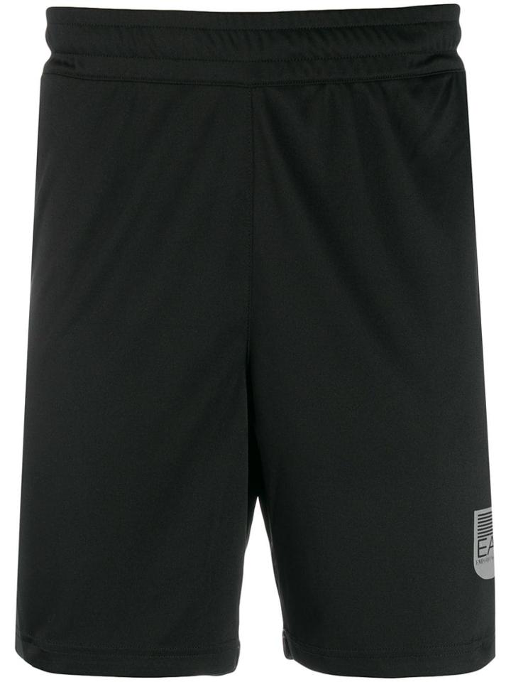 Ea7 Emporio Armani Jersey Shorts - Black