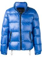 Paura Zipped Down Padded Jacket - Blue