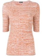 Jil Sander Navy Three-quarter Sleeve Jumper - Neutrals