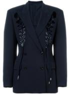 Jean Paul Gaultier Vintage 'concurs D'elegance' Jacket, Women's, Size: 40, Blue