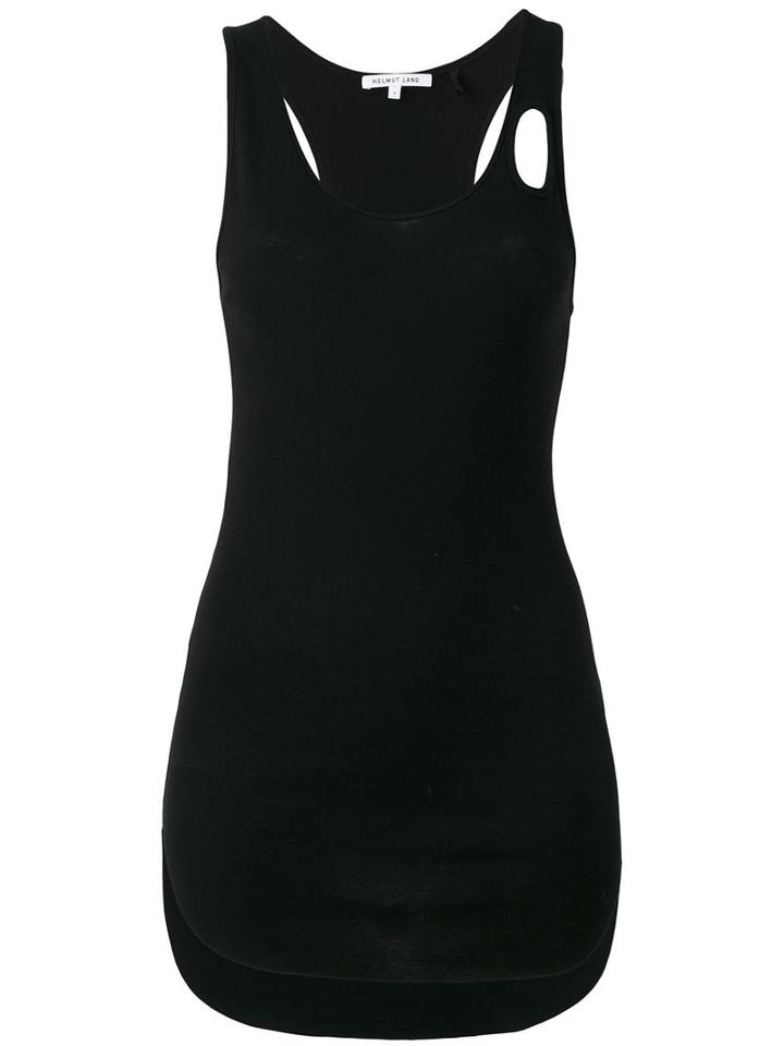 Racerback Tank Top - Women - Cotton - M, Black, Cotton, Helmut Lang