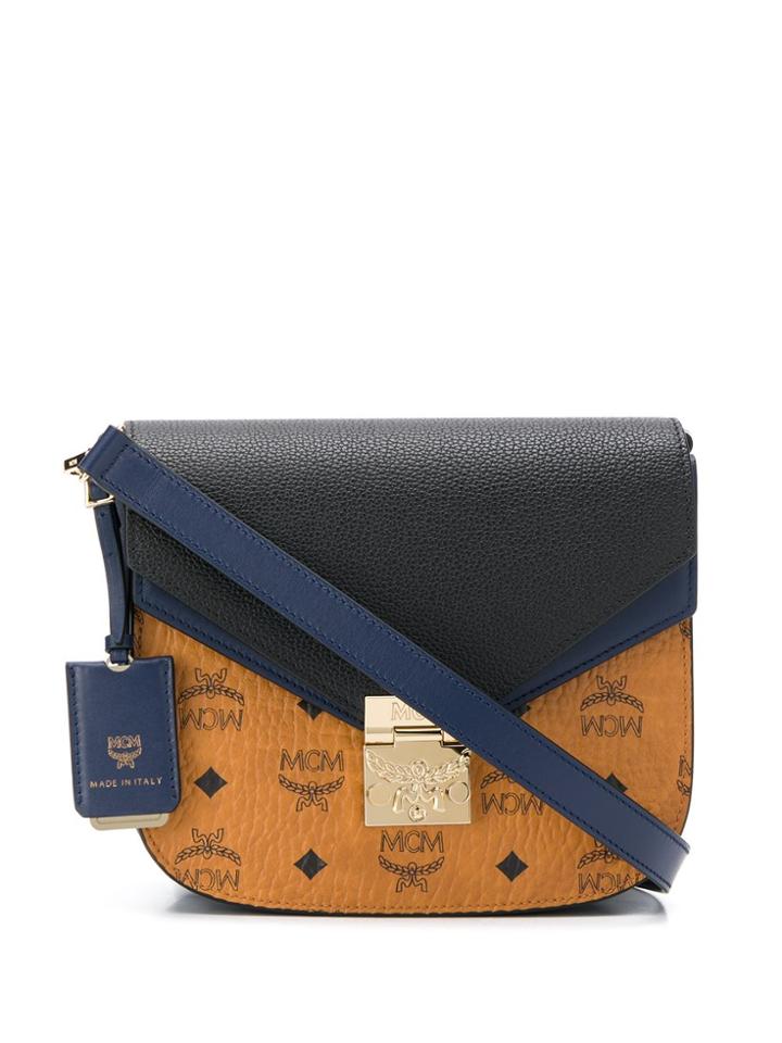Mcm Mini Patricia Crossbody Bag - Blue