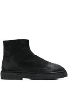 Marsèll Side Zipped Ankle Boots - Black
