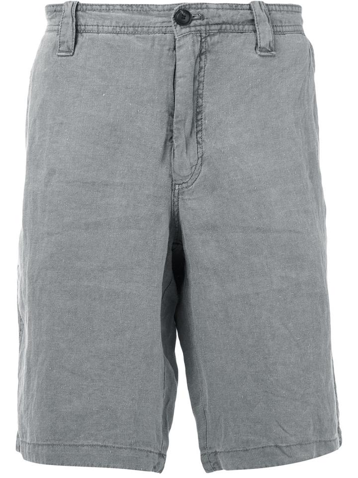 Armani Jeans - Grey Deck Shorts - Men - Linen/flax - 44, Linen/flax