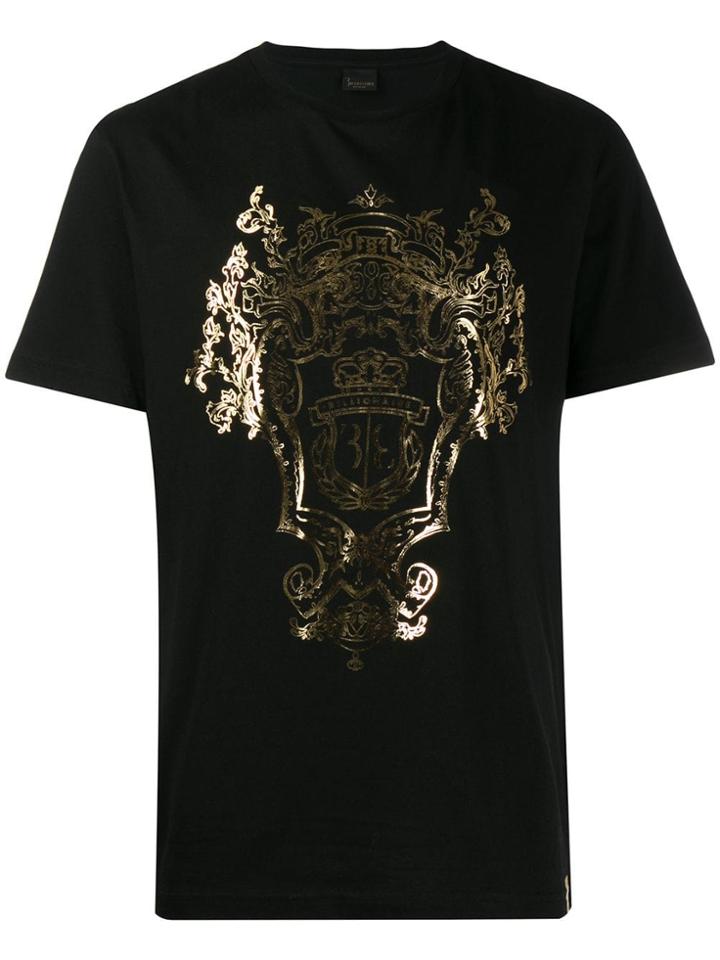 Billionaire Printed Crest T-shirt - Black