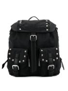 John Richmond Junior Logo Embroidered Studded Backpack - Black