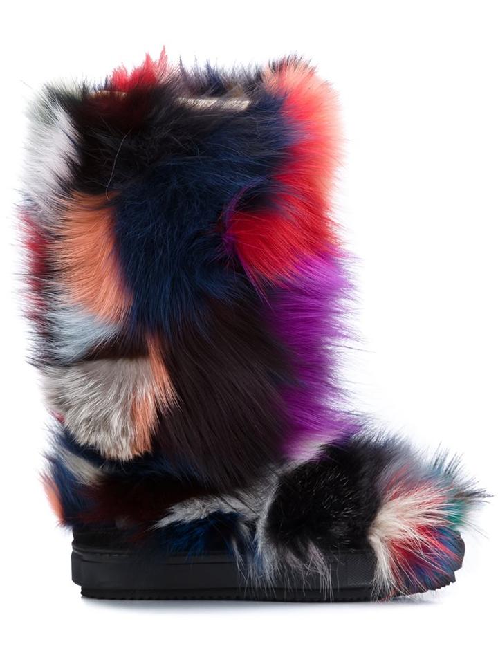 Mr & Mrs Italy Fox Patch Moon Boots