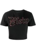 Philipp Plein Beaded Logo T-shirt - Black
