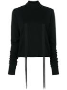 Circus Hotel Drawstring Detail Jumper - Black