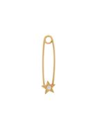 Eye M By Ileana Makri 10kt Yellow Gold Safety Star Diamond Earring