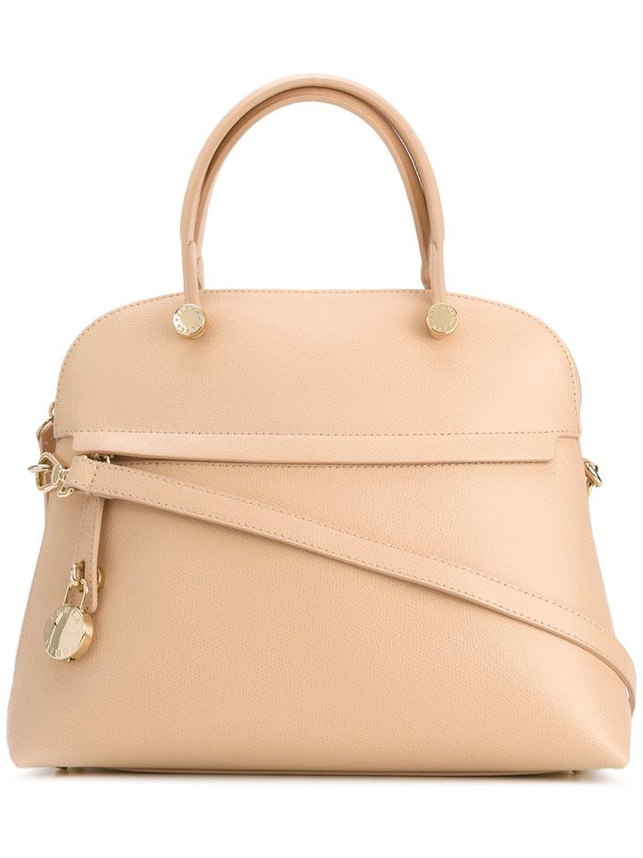 Furla - Piper Tote - Women - Leather - One Size, Nude/neutrals, Leather