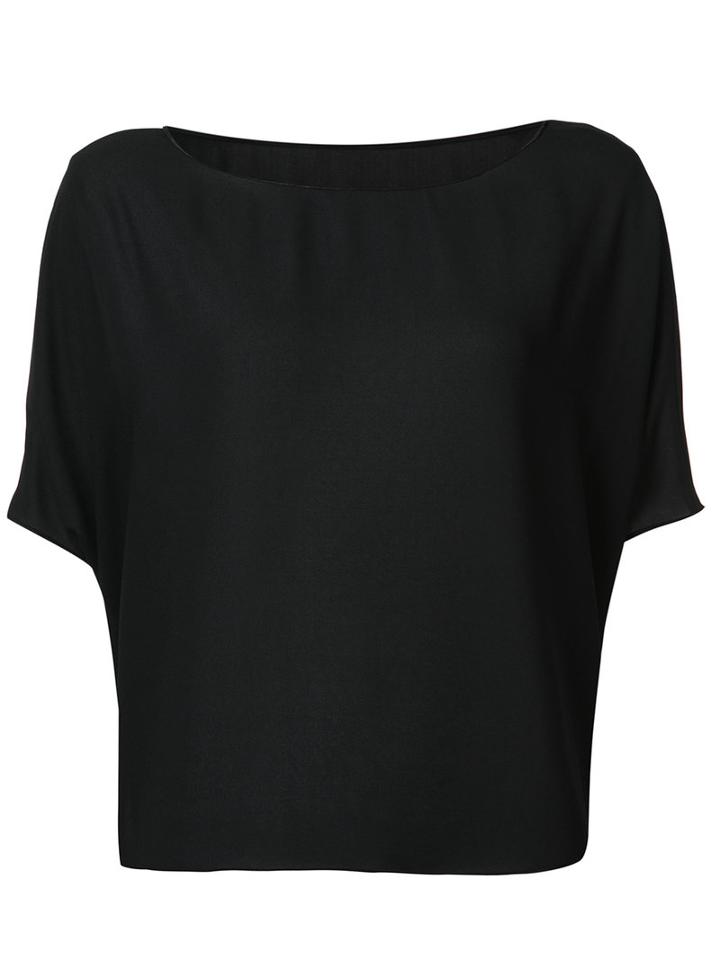 Peter Cohen - Cape Blouse - Women - Polyester - Xs, Black, Polyester