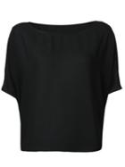 Peter Cohen - Cape Blouse - Women - Polyester - Xs, Black, Polyester
