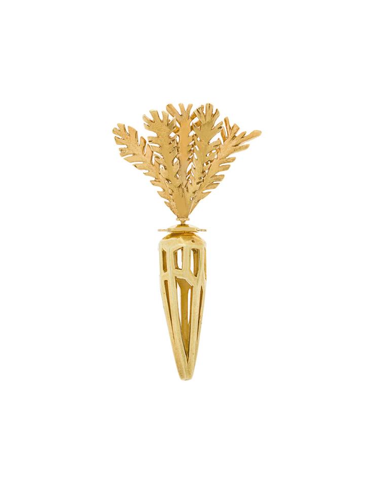Natasha Zinko Carrot Pierced Earring - Metallic