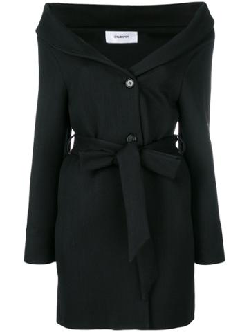 Chalayan Open Neck Belted Dress - Black