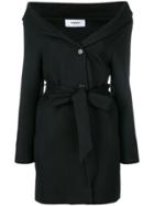 Chalayan Open Neck Belted Dress - Black