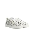 Twin-set Kids Doodle Print Sneakers - White