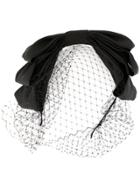Jennifer Behr Jalaina Voilette Headband - Black