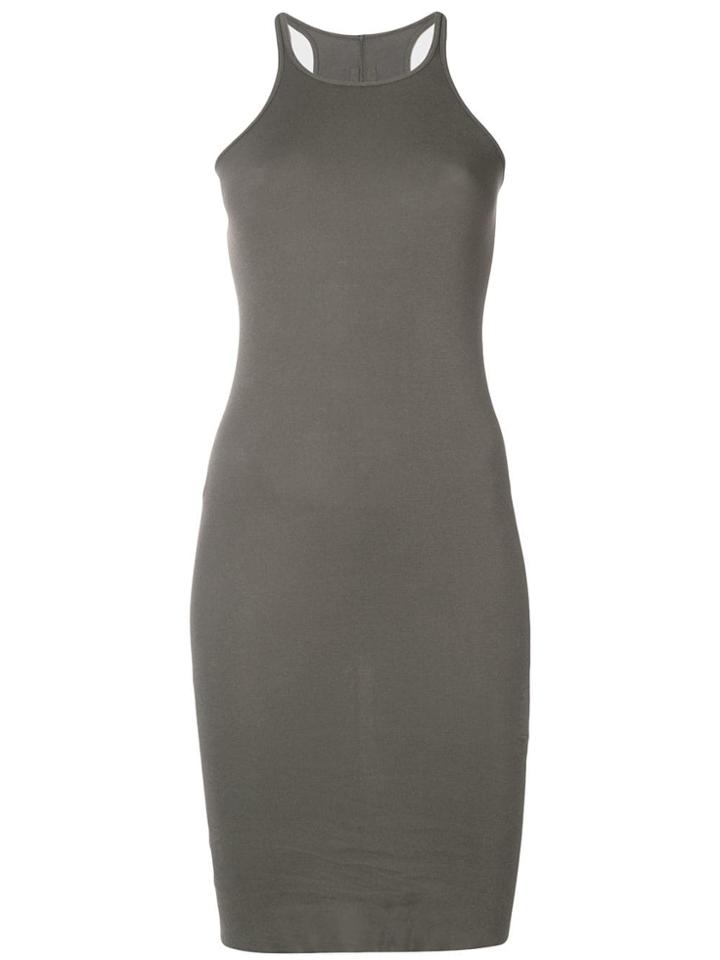 Rick Owens Drkshdw Fitted Tank Mini Dress - Neutrals