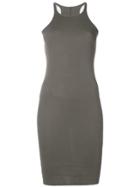 Rick Owens Drkshdw Fitted Tank Mini Dress - Neutrals