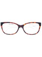 Dolce & Gabbana - Cat Eye Frame Glasses - Women - Acetate - 53, Brown, Acetate