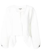 Dvf Diane Von Furstenberg Loose V-neck Jacket - White
