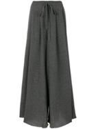 Marni Printed Wide Leg Trousers - Black