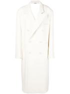 Maison Margiela Double Breasted Coat - White