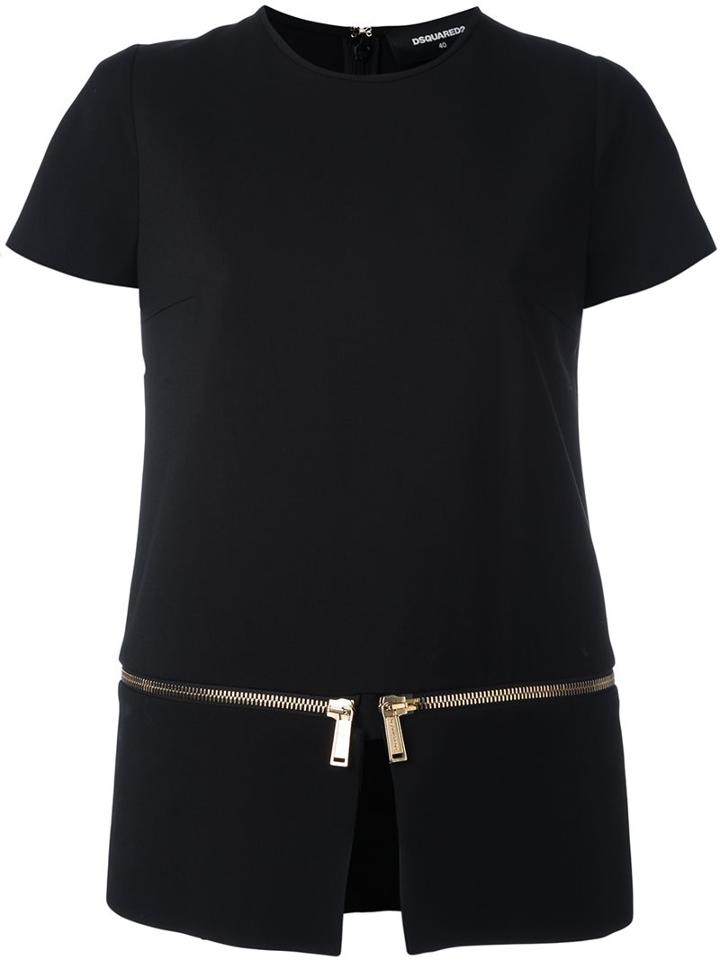 Dsquared2 Side Zip Detail Blouse