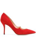 Paul Andrew 'kimura' Pointed Pumps - Red