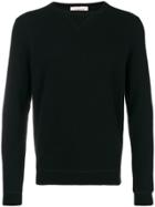 Laneus Crew Neck Pullover - Black